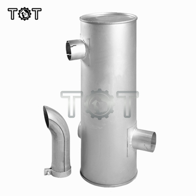 TOT  E325D खुदाई करने वाला 3116 इंजन निकास मफलर ISO9001